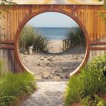 gat in schutting duinovergang