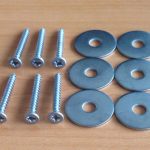 tuinposter ophangset RVS 6 stuks