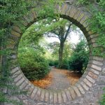 tuinposter met doorkijk geheime tuin