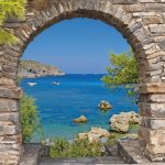 tuinposter met doorkijk Kroatië