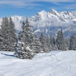 kerstdorp achtergrond panorama