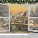 winter poster Victoriaanse brug