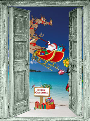 groene-deuren-tropische-kerstslede-merry-christmas