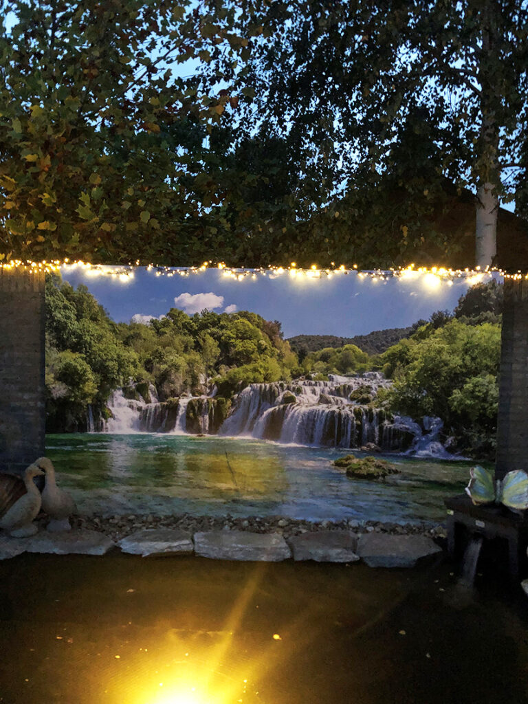 tuinposter-met-lichtjes-waterval-krka