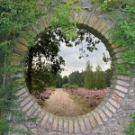 geheime tuin doorkijk heide